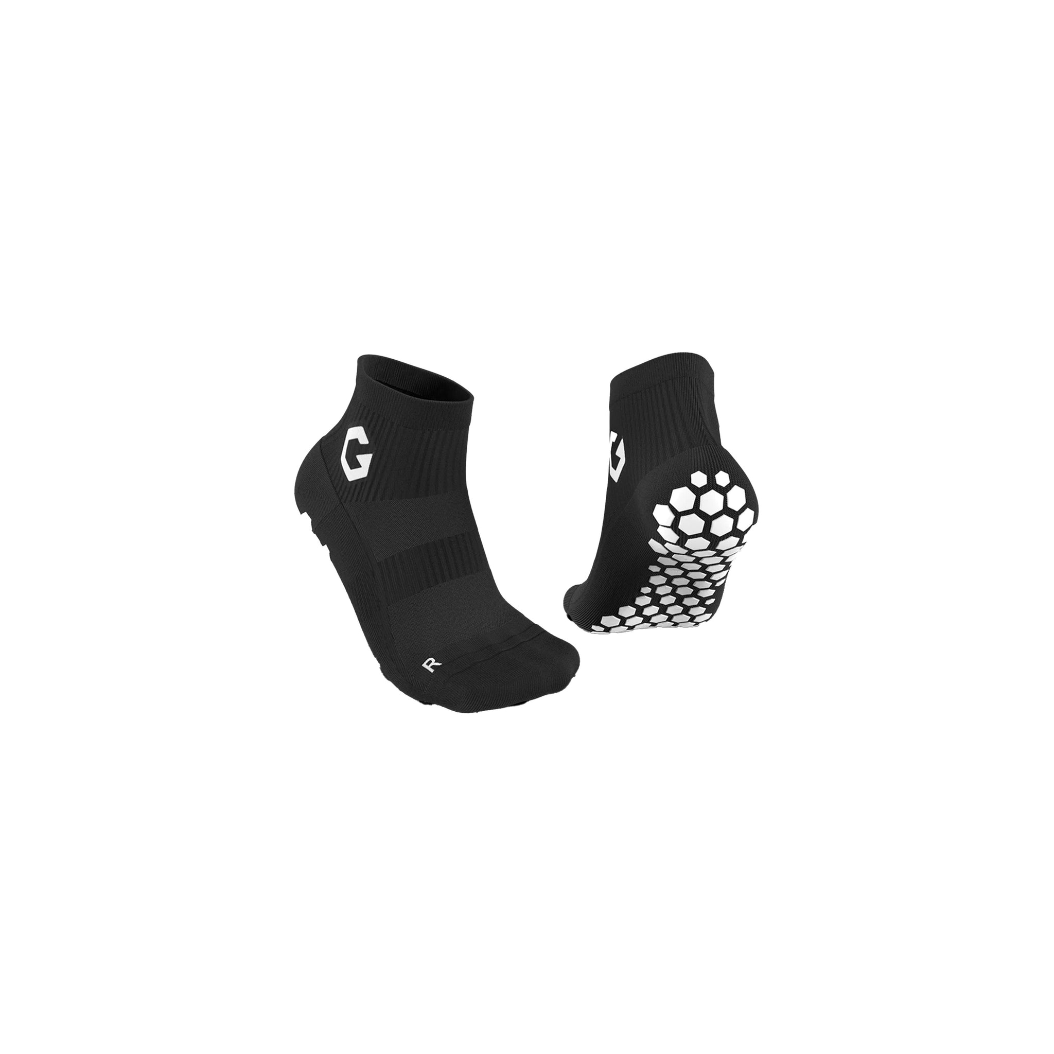 SENDA Gravity Pro Grip Socks Ankle Length (Black)