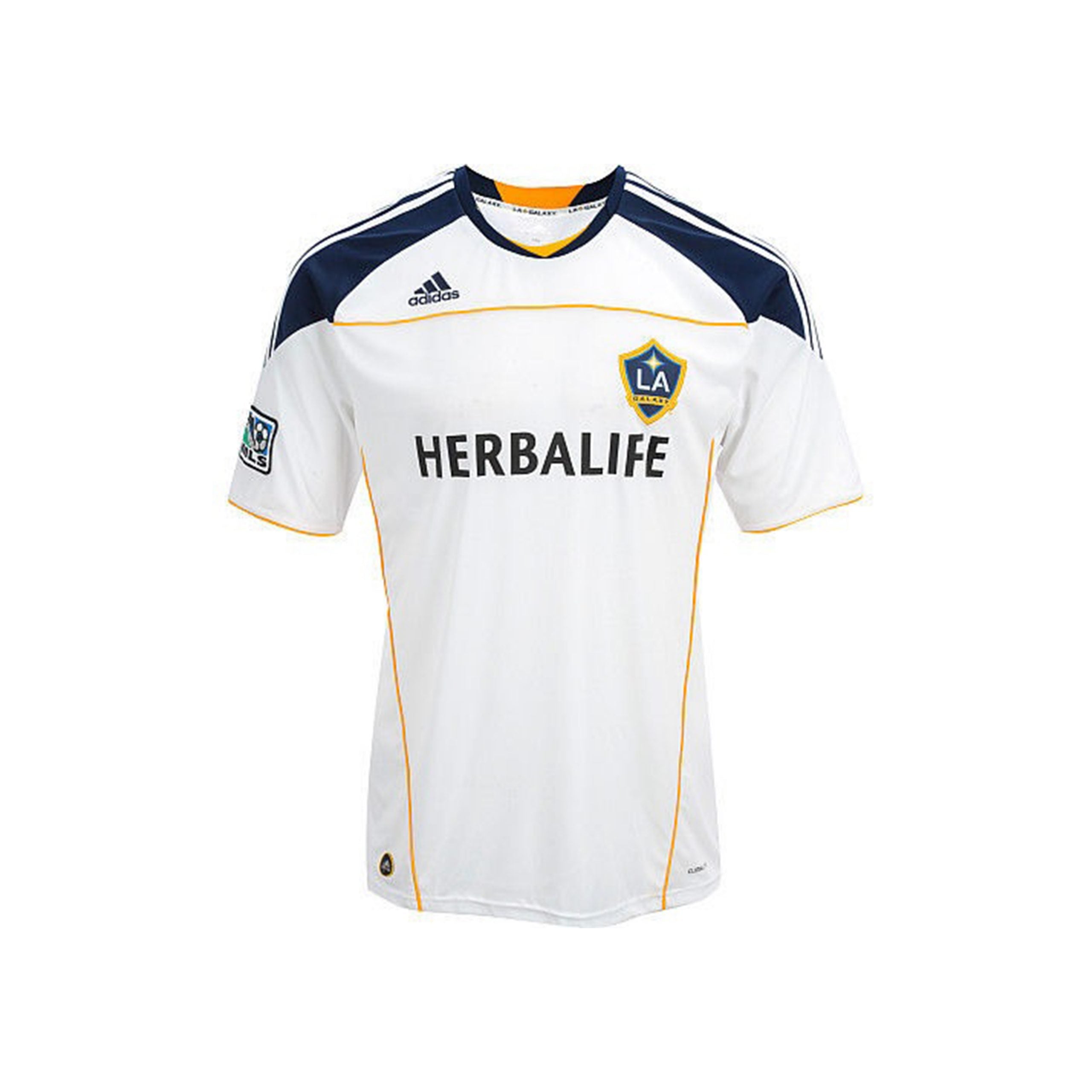 Los Angeles Galaxy Home football shirt 2010 - 2011. Sponsored by Herbalife