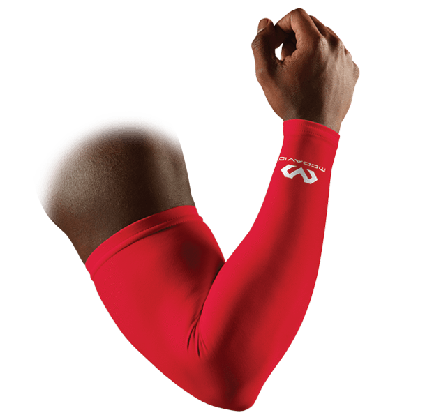 MCDAVID Compression Arm Sleeve / Single (Scarlet)