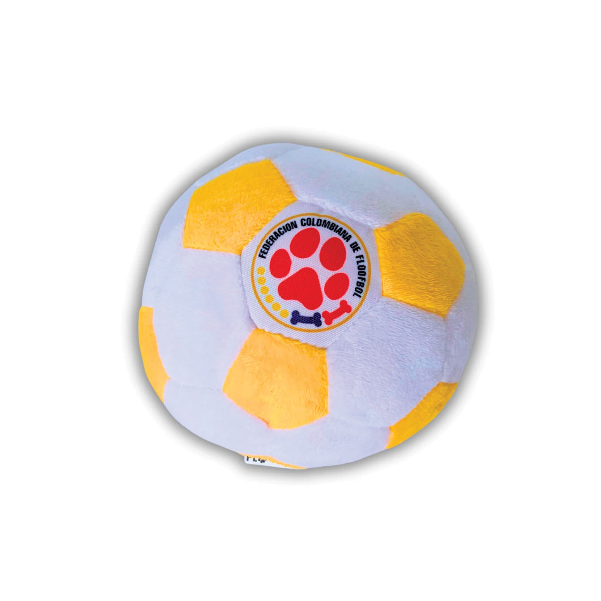 FLOOFBOL Colombia Plush Soccer Ball Dog Toy