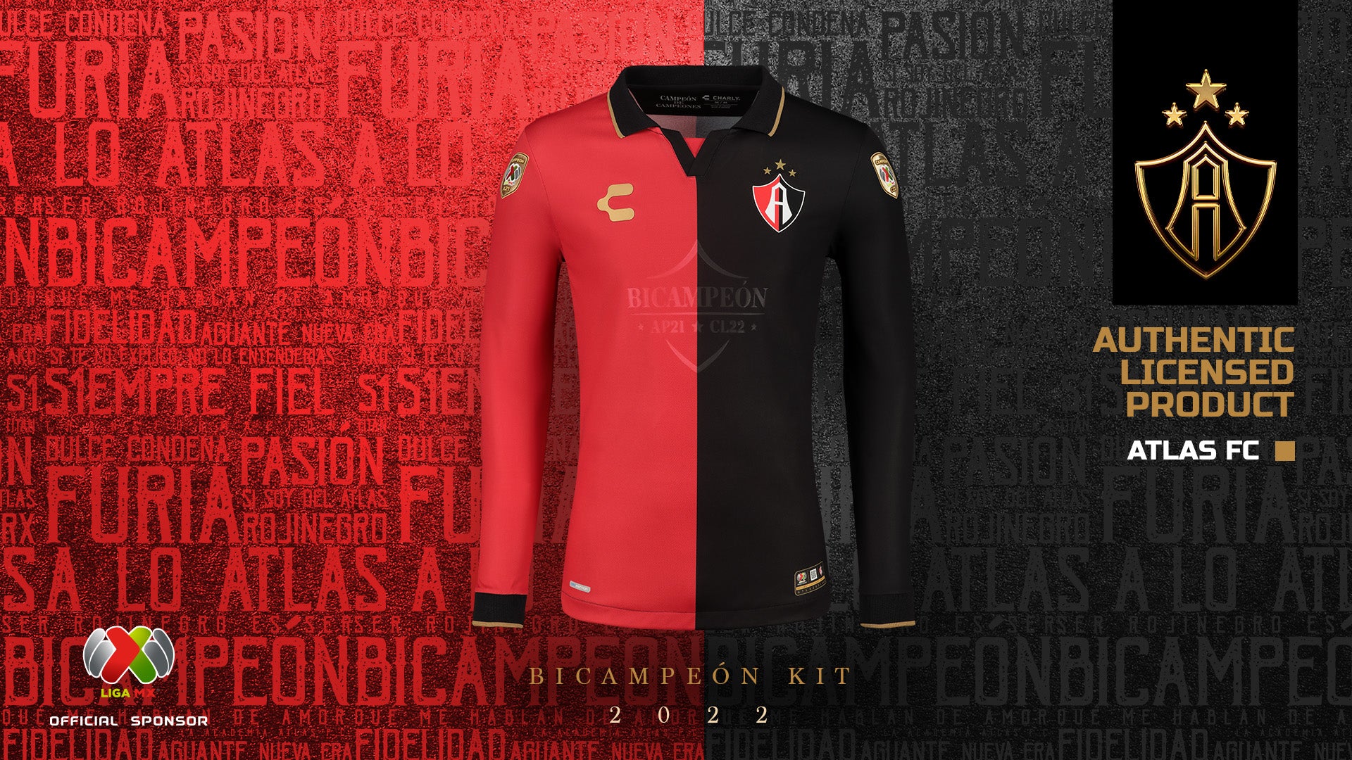 Atlas FC 2022 'Campeón' Charly Jersey - FOOTBALL FASHION