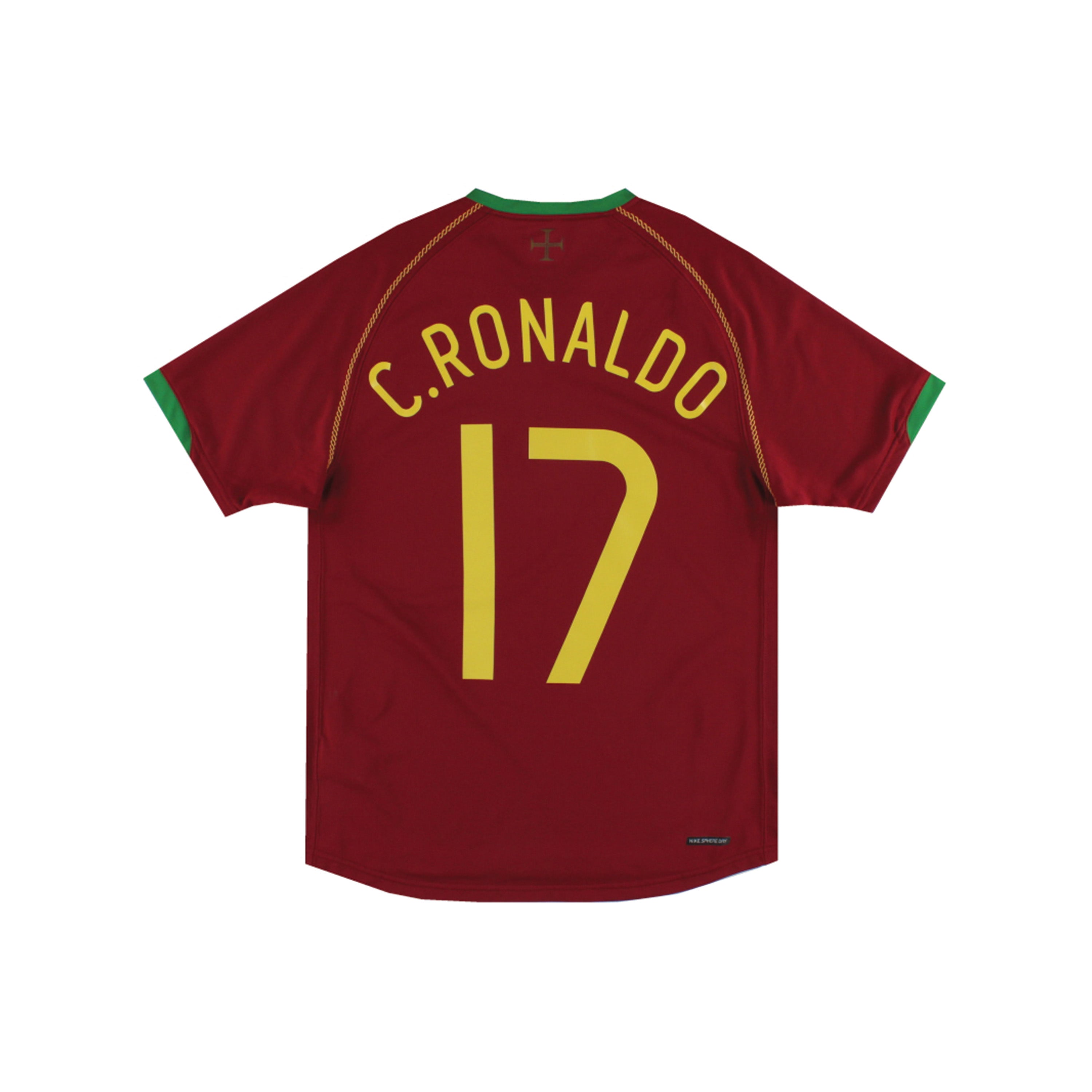 2004 Portugal Home Football Shirt (L) Nike #17 Ronaldo – Football