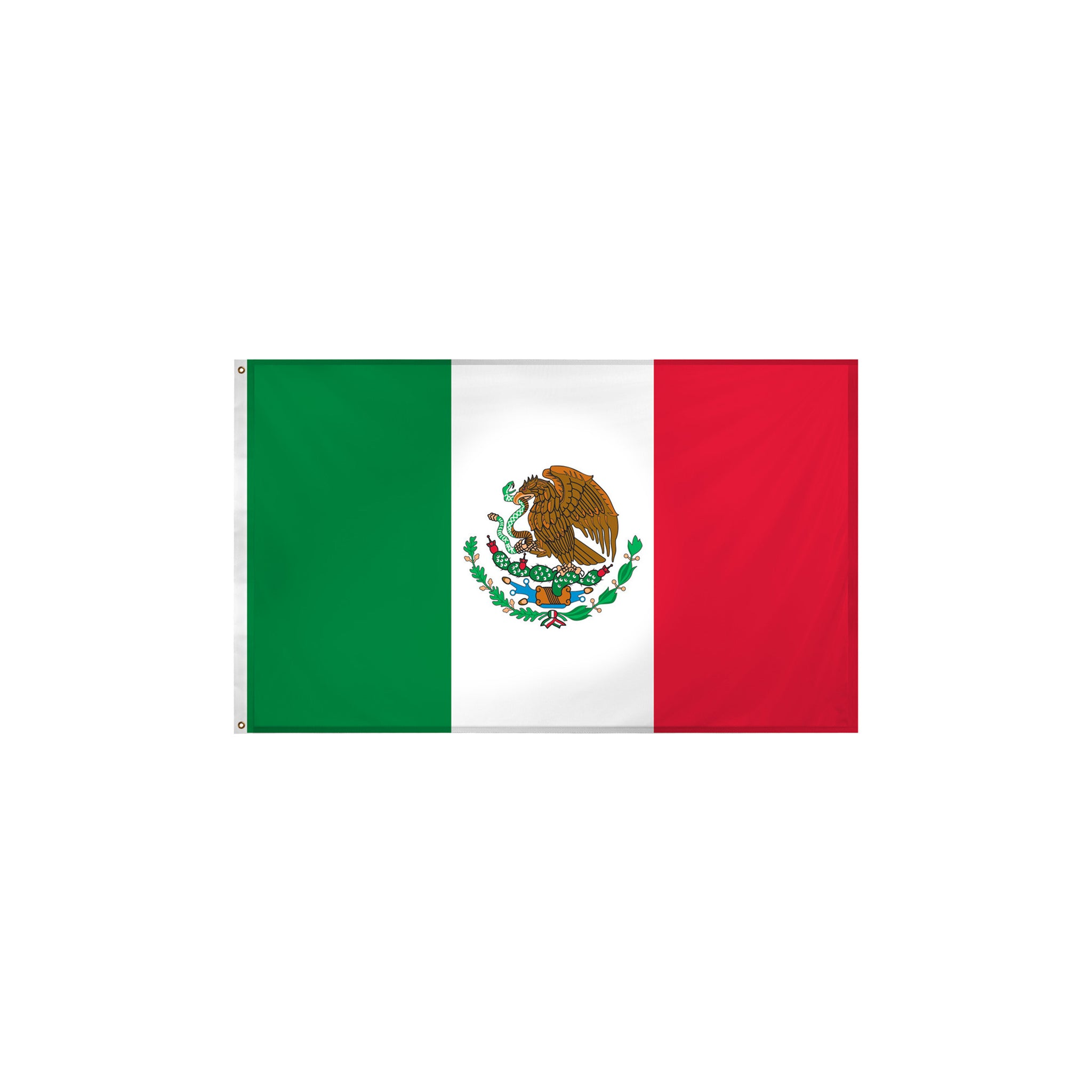 Mexico Flag (3' x 5') Super Knit