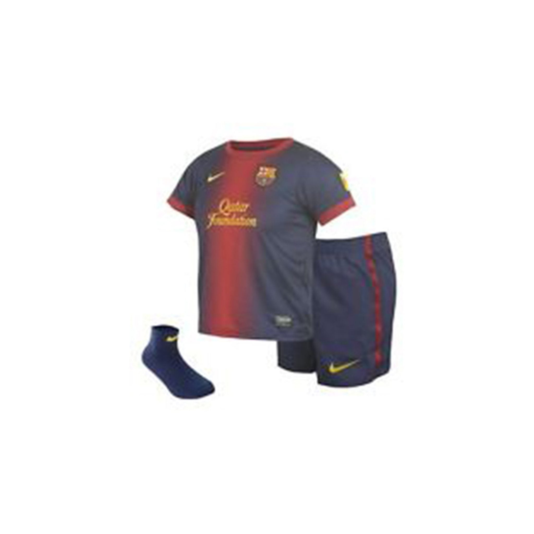 NIKE FC Barcelona Home (Mini Kit) 12/13