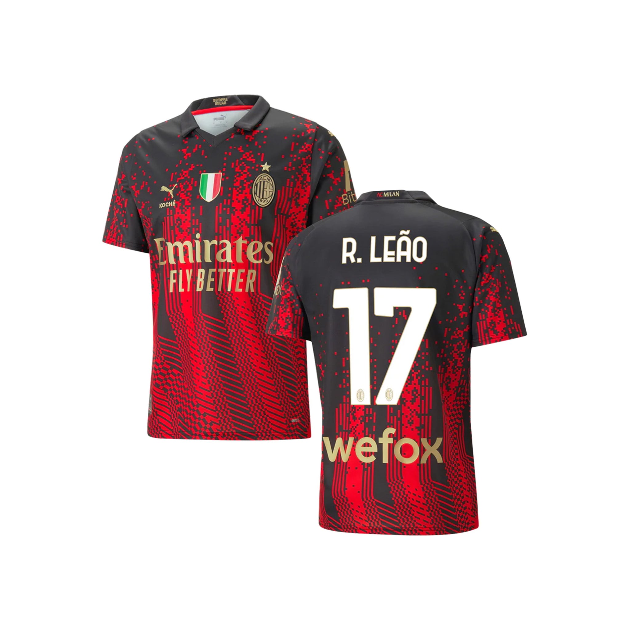 🔴⚫ El AC Milan presentó su cuarta camiseta 22/23 x @pumafootball, en  colaboración con Koché. ¿👍🏻 o 👎🏻?