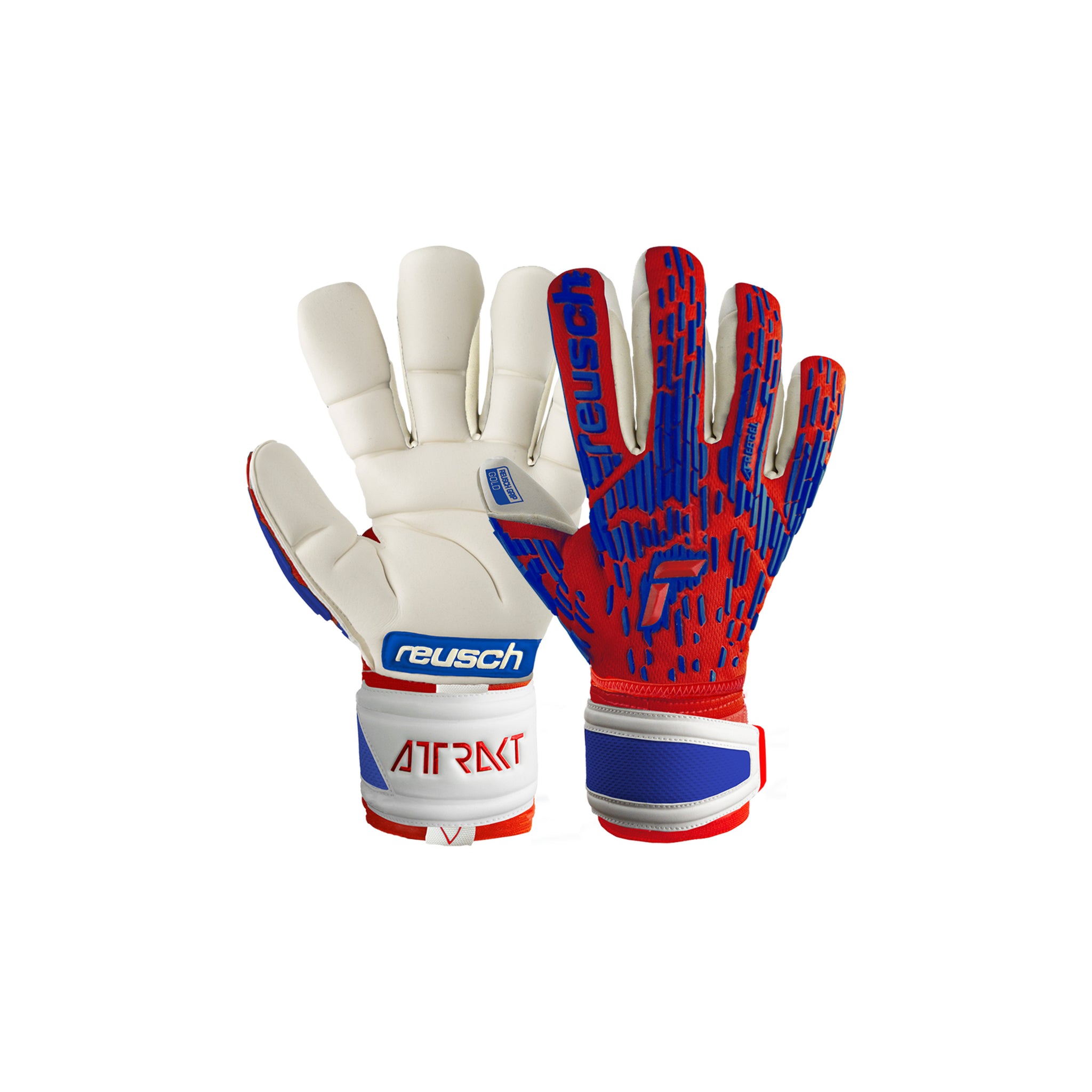 REUSCH Attrakt Freegel Gold Finger Support Gloves